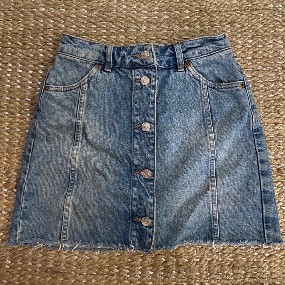 Topshop Denim Skirt